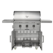 Coyote 34" C Grill Package w/ Accessories - In Griddle-C3C34+C3-DA2431+C3DB+CCVR3-BIG+CCHTRAY12+C3CSIGRATE34V+C1GRDL 9
