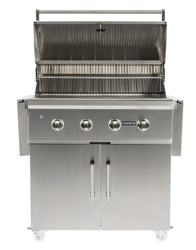 Coyote 36" C-Series Grill With Cart - C2C36+C1S36CT 5