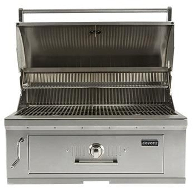 Coyote 36" Charcoal Grill With Cart - C1CH36+C1CH36CT 1