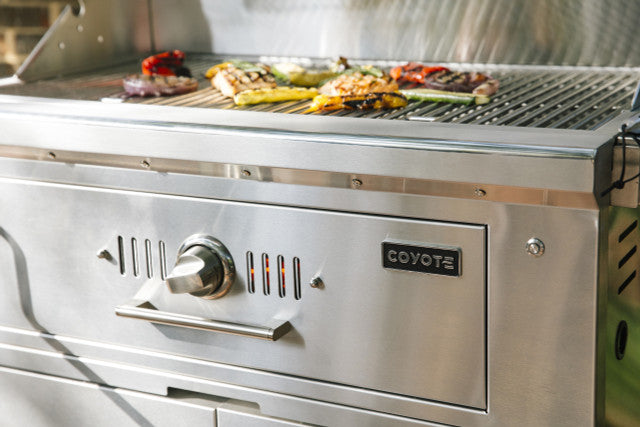 Coyote 36" Charcoal Grill With Cart - C1CH36+C1CH36CT 4