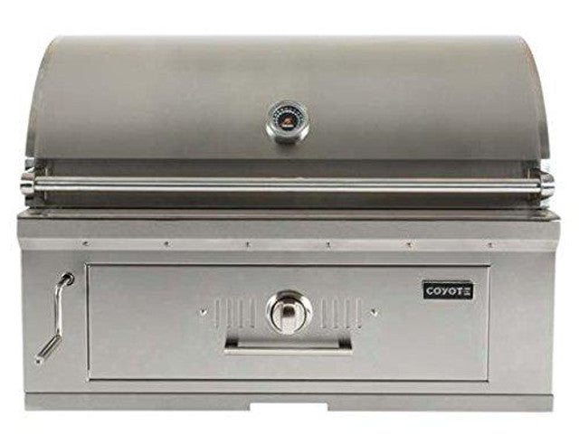Coyote 36" Charcoal Grill With Cart - C1CH36+C1CH36CT 
