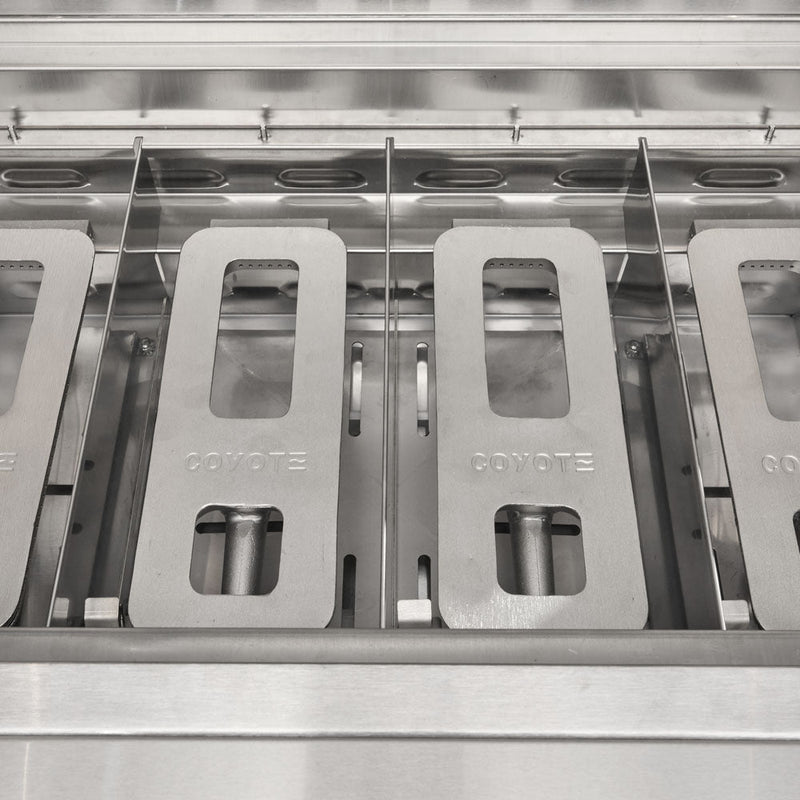 Coyote 36" CL Grill Package w/ Accessories - C3CL36+C3-DA2436+C3DB+CCVR36-BIG+CCHTRAY12+C3CLSIGRATE36V+C1GRDL 8