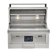 Coyote SL-Series 42" Ultimate Grill Package - Includes 42" SL-Series Grill, 36" Pellet Grill, 39" Double Access Door, Power Burner & 24" Outdoor Refrigerator - C3SL42+C2P36+C3-DA2439+C3PB+C124R-S - 24