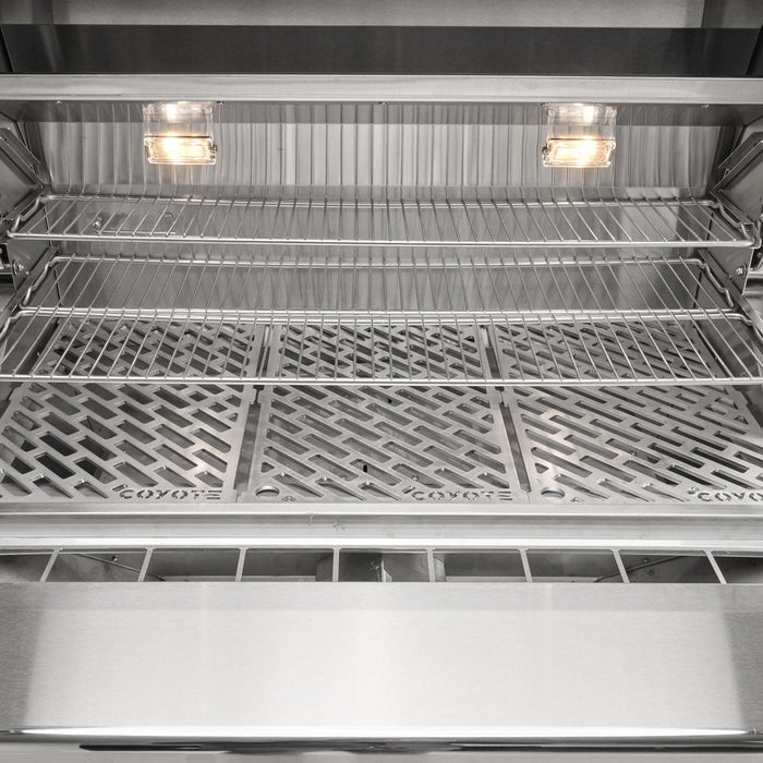 Coyote 36" Next Gen Pellet Grill - Built-In 34