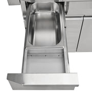 Coyote SL-Series 42" Ultimate Grill Package - Includes 42" SL-Series Grill, 36" Pellet Grill, 39" Double Access Door, Power Burner & 24" Outdoor Refrigerator - C3SL42+C2P36+C3-DA2439+C3PB+C124R-S - 35