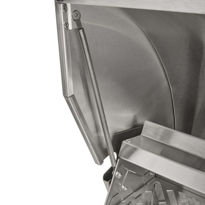Coyote SL-Series 36" Grill Package - Includes 36" SL-Series Grill w/ Cart, Charcoal Tray, Smoker Box, and Rotisserie Kit - C3SL36+C3S36CT+CCHTRAY12+CSBX+C3ROT36 - 23