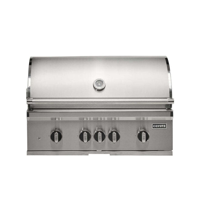 Coyote SL-Series 36" Grill Package - Includes 36" SL-Series Grill, 36" Double Access Door & Double Side Burner - C3SL36+C3-DA2436+C3DB - 1
