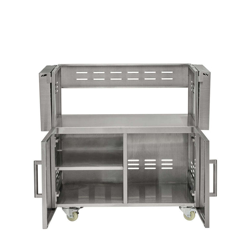Coyote 36" Stainless Steel Charcoal Grill Cart 1