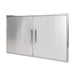 Coyote SL-Series 42" Grill Package - Includes 42" SL-Series Grill , 39" Double Access Door & Coyote Double Side Burner - C3SL42+C3-DA2439+C3DB - 24