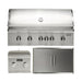 Coyote 42" SL-Series Grill Package - Includes SL-Series 42" Built-In Grill with Sear Zone & Rotisserie, 39" Double Access Door & 12" Built-In Double Side Burner - C3SL42+CDA2439+C1DB 