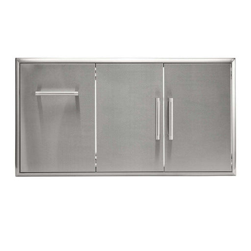 Coyote 45" Double Access Doors With Roll Out Trash