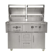 Coyote Hybrid Grill Package w/ Accessories - C3HY50+CCVR50-BIG+C3BRIQ50+C1GRDL 5