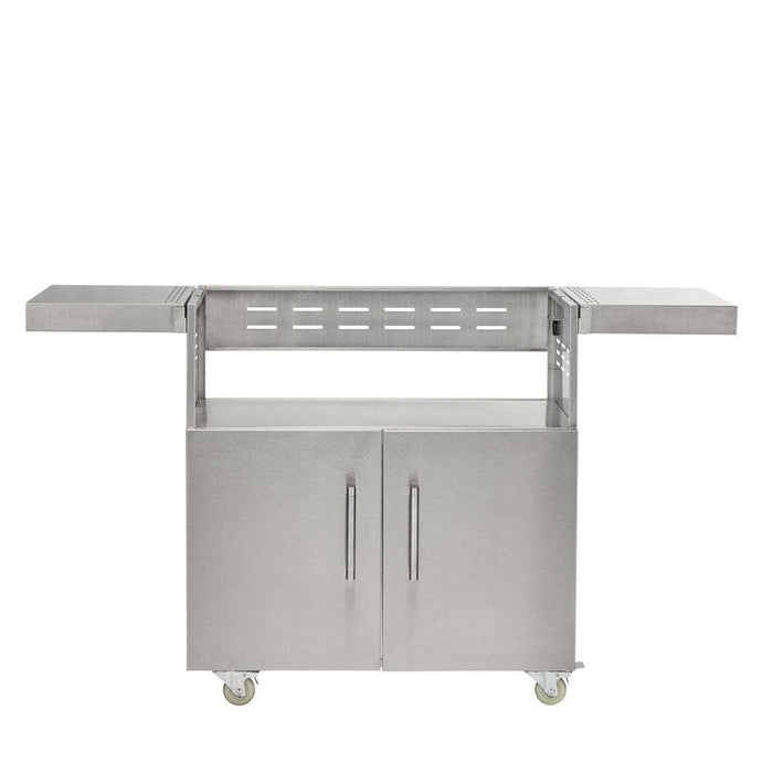 Coyote SL-Series 36" Grill Package - Includes 36" SL-Series Grill w/ Cart, Charcoal Tray, Smoker Box, and Rotisserie Kit - C3SL36+C3S36CT+CCHTRAY12+CSBX+C3ROT36 - 28
