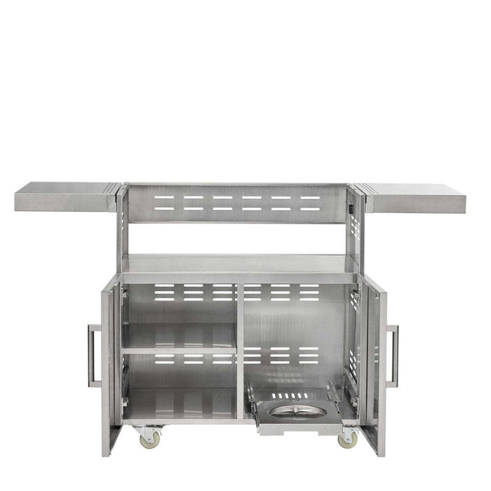 Coyote SL-Series 36" Grill Package - Includes 36" SL-Series Grill w/ Cart, Charcoal Tray, Smoker Box, and Rotisserie Kit - C3SL36+C3S36CT+CCHTRAY12+CSBX+C3ROT36 - 29