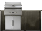 HAVEN 5.5 Ft Outdoor Kitchen Island w/ Plain Panel - HCOY66PAN 