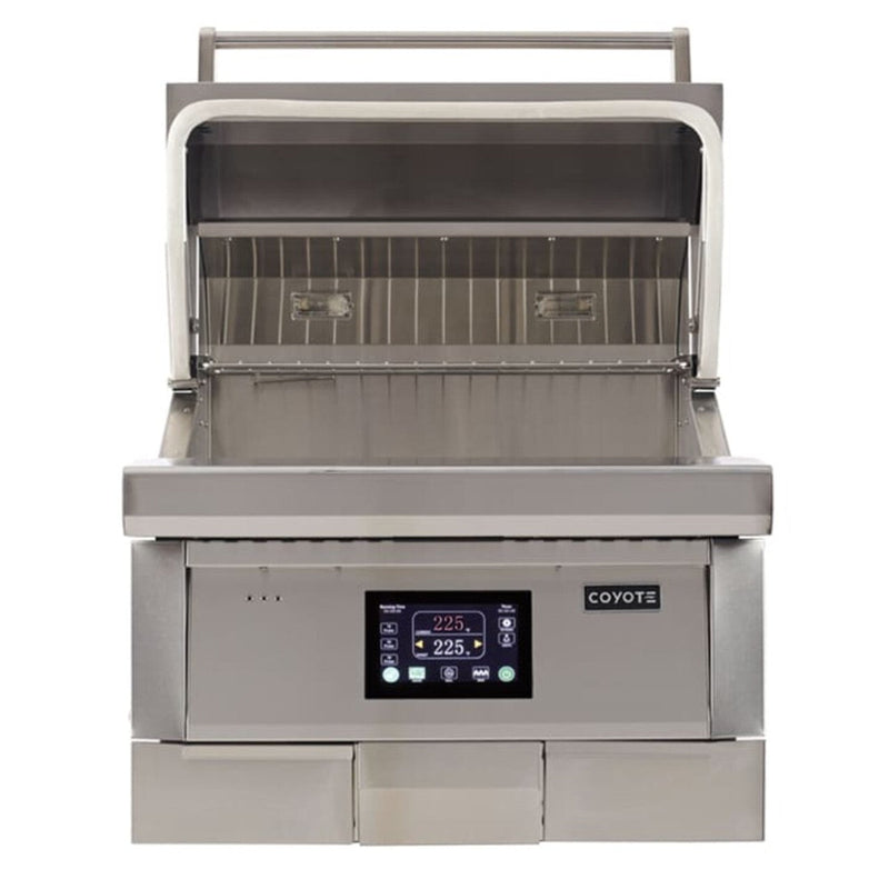 28" Coyote Built-In Pellet Grill 1