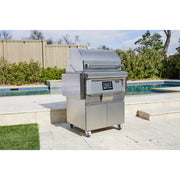 28" Coyote Pellet Grill on Cart 5