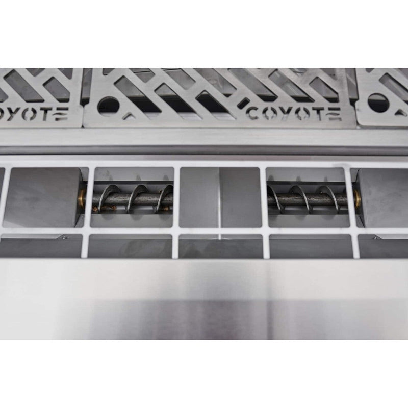 28" Coyote Pellet Grill on Cart 7