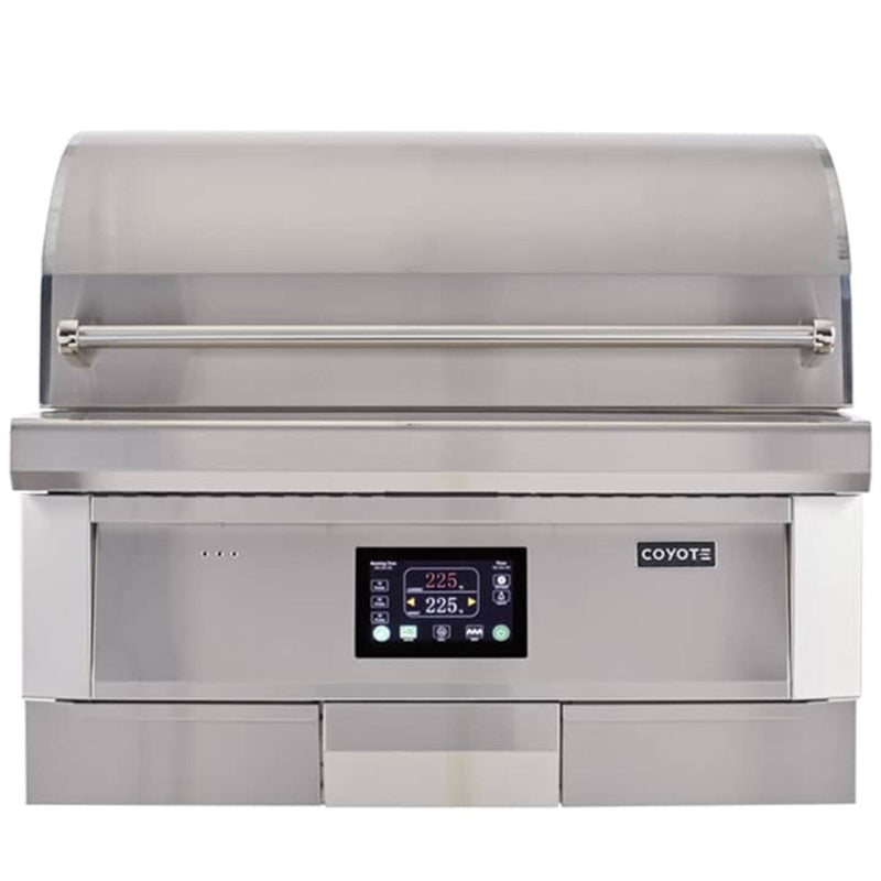 36" Coyote Built-In Pellet Grill