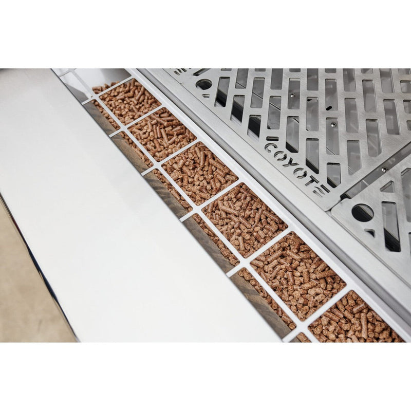 36" Coyote Built-In Pellet Grill 7