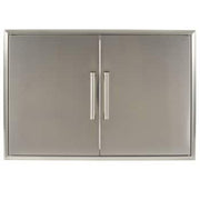 Coyote 36" SL-Series Grill Package - Includes SL-Series 36" Built-In Gas Grill with Sear Zone & Rotisserie, 36" Double Access Door & 12" Built-In Double Side Burner - C3SL36+CDA2436+C1DB 28