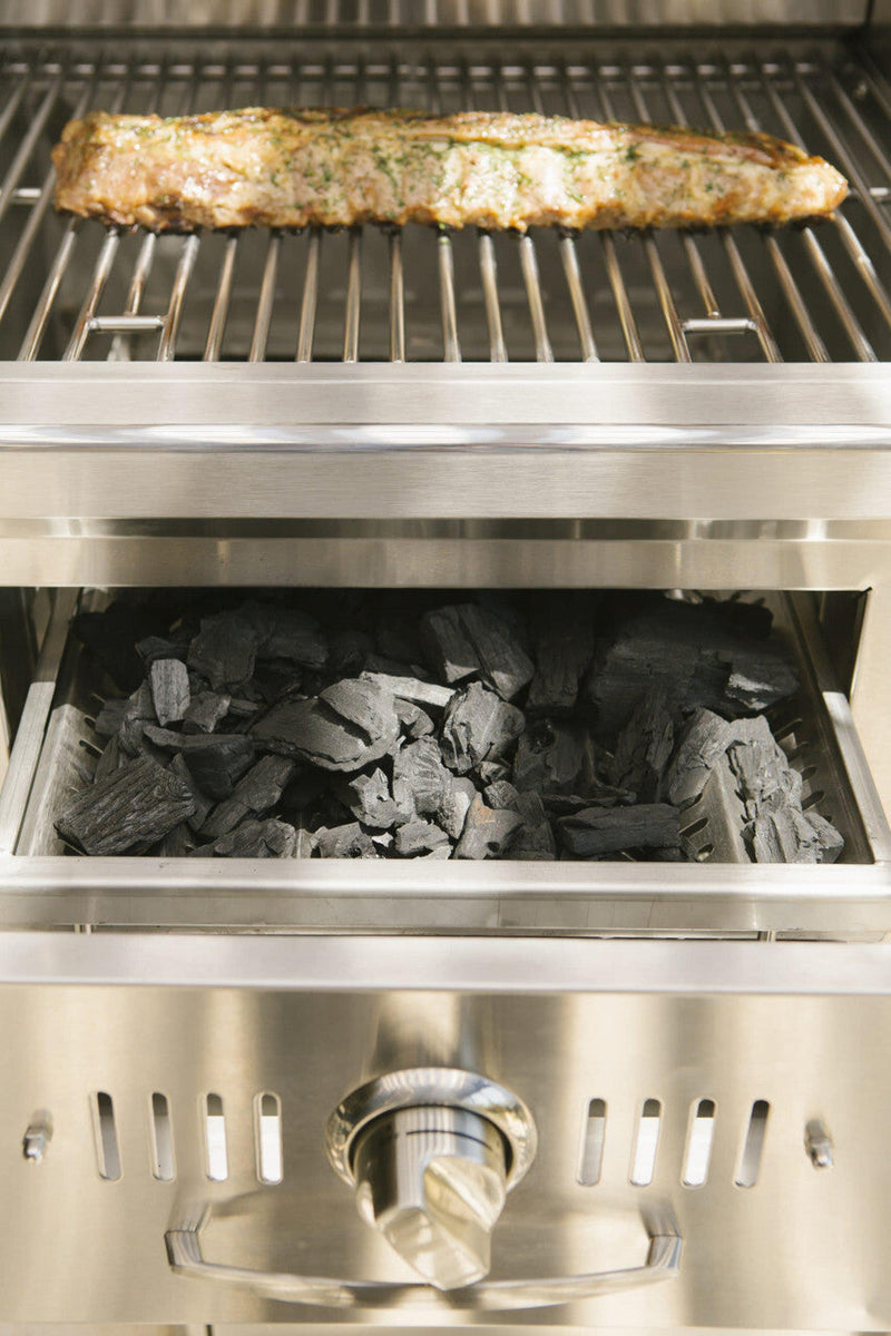Coyote 50" Freestanding Gas/Charcoal Dual Fuel Grill 3