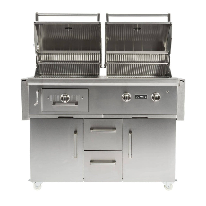 Coyote 50" Built In Hybrid Grill - C1HY50 2