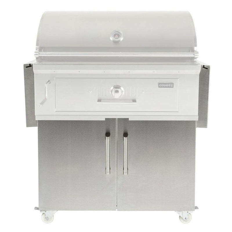 Coyote 36" Stainless Steel Charcoal Grill Cart - C1CH36CT 1