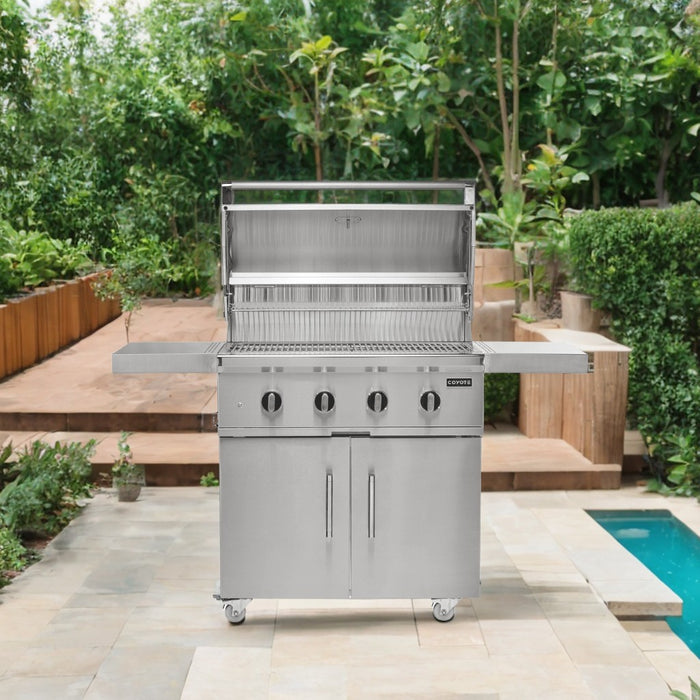 Coyote CL-Series 36" Grill on Cart - C3CL36+C3S36CT