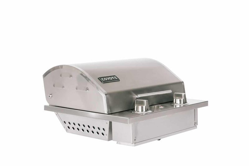 Electric Grill Single Built In - Coyote Built In Outdoor Charcoal Barbeque Grill