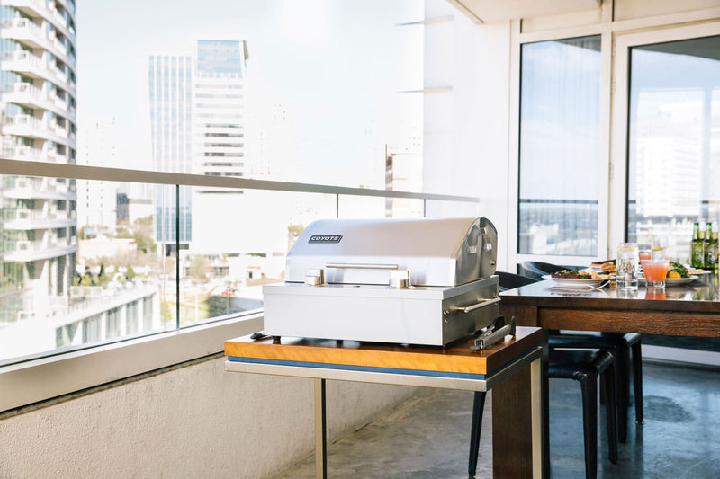 Electric Grill Single - Coyote Built In Outdoor Electric Grill